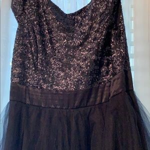 Trixxi navy blue sequin dress
